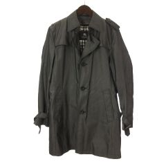 美品】バーバリーブラックレーベル トレンチコート 千鳥柄 ライナー
