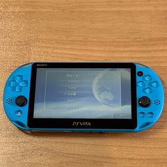 PSVita 本体 PCH-2000 アクアブルー16GBメモリー ケース付き - メルカリ