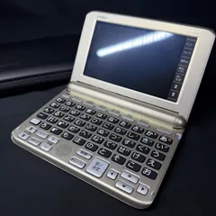 F114 CASIO カシオ 電子辞書 XD-SG6850 ゴールド 美品のサムネイル