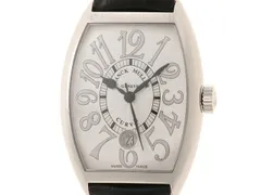 FRANCK MULLER フランクミュラー トノーカーベックス レリーフ デイト 7851SCDTREL 腕時計 スティール/鰐革 シルバー文字盤 自動巻き メンズ【中古】472のサムネイル