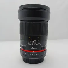 【展示商品】 カメラレンズ 35mmF1.4 AS UMC フルサイズ対応 ブラック [キヤノンEF /単焦点レンズ]のサムネイル