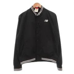 ニューバランス NEW BALANCE ブルゾン スタジャン M 黒 ブラック 長袖 リブライン /MGのサムネイル