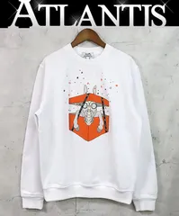 【広尾店】極美品 エルメス HERMES 24SS コットン スウェット ポワットシュルプリーズ サプライズボックス メンズ 綿100% 白 sizeS 【19279】のサムネイル