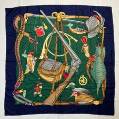 美品　エルメス　カレ90　シルクスカーフ　Pampa　パンパ HERMES エルメス カレ90 Pampa シルク スカーフ パンパ 大草原 - メルカリ