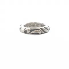 クロムハーツ CHROME HEARTS SCRL BAND 925 ピンキーリング 指輪 1.5号 シルバー /SRのサムネイル