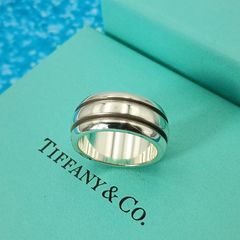 TIFFANY&Co. ティファニー コンビ ゲートリング 約9号 レディース
