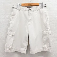 W30/古着 ラルフローレン チャップス ショート ブランド カーゴ パンツ ショーツ メンズ 90年代 90s コットン 白 26may12のサムネイル