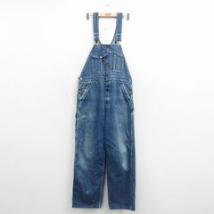 M/古着 ラスラー 長袖 ジージャン メンズ 90年代 90s コットン 紺