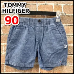 TOMMY HILFIGER　トミーフィルフィガー　ショートパンツ　キッズ/ベビー　92cm  ブルー系　普段着/お出かけ/現状品　NMO6-109-08