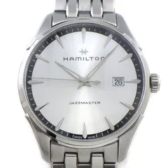 ハミルトン Hamilton 腕時計 ジャズマスター ジェント H324510/H32451151 デイト サンレイ シルバー文字盤 SS クオーツアナログ 【箱・保付き】 【中古】のサムネイル