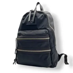 美品 マークジェイコブス MARC JACOBS リュック・デイパック ナイロン レザー ブラック 黒 A4収納 PC収納 シンプル ロゴ カジュアル エレガント ビンテージ メンズ レディース ユニセックス 高級 高品質 多機能 丈夫 お出かけ S24