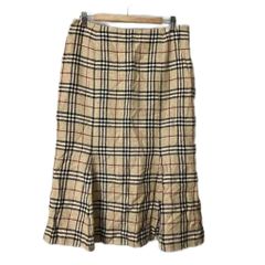 美品】BURBERRY LONDONノバチェック ラップスカート 巻きスカート