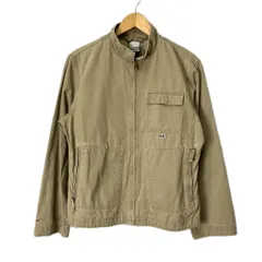ナイキ NIKE リップストップ ジャケット ジップアップ Y2K S ベージュ