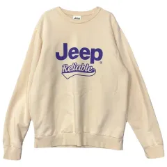 ジープ プリンティング ベージュ スウェット Lのサムネイル