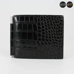トムフォード TOM FORD 財布 二つ折り財布（マネークリップ） EXOTIC LINE SHINY PRINTED CROC MONEY CLIP WALLET メンズ Y0412 LCL439G / LCL439Sのサムネイル