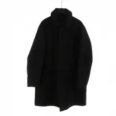 ディオールオム Dior HOMME ステンカラーコート ロング ロゴ刺繍 フード収納 ナイロン コットン 48 黒 ブラック 413C311A4533 /MQ ☆AA★のサムネイル