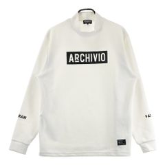 ARCHIVIO メンズ 長袖 モックネック ホワイト 46 プルオーバー - メルカリ