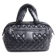 美品♡CHANEL コココクーン カーキ ボストン ハンドバッグ マトラッセ 