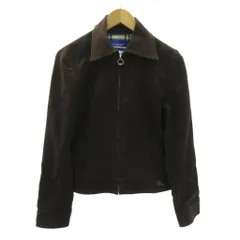 バーバリーブルーレーベル BURBERRY BLUE LABEL ジャケット ブルゾン サテン ショート丈 40 茶 ブラウン 0307 IBO90のサムネイル