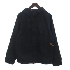 ステューシー STUSSY マウンテンパーカー ジャケット ブルゾン フルジップ フード ロゴ刺繍 デニム インディゴ 濃紺 ダークネイビー Sのサムネイル
