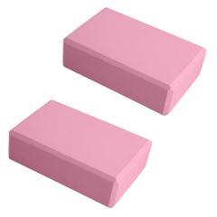 Lightweight, soft yoga and fitness blocks for core training and stretching (set of 2) - from MaT store.