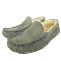 アグ オーストラリア UGG australia Ascot Washed Denim アスコット ウォッシュドデニム モカシン ムートンシューズ スリッポン 28cm インディゴブルーのサムネイル