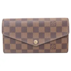 ★【LOUIS VUITTON】ルイヴィトン　M63209　ポルトフォイユサラ　長財布　PVC　ダミエ・エベヌ
