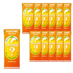 カゴメ Beyond オレンジを使っていないオレンジ味の100％ジュース 195ml 12本セット オレンジジュース 再現 野菜 果実 ジュース セット販売 ケースのサムネイル