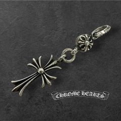 クロムハーツ ワンボールタイニーCHクロス 片面ルビー留め - メルカリ
