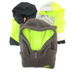 ナイキ NIKE 子供服 3点セット まとめ ジャケット パーカー フーディー 98-122CM グレー ブラック /ML キッズ ■OOM