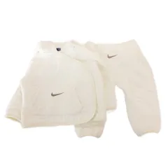 ナイキ NIKE ベビーツーピーススナップジャケット セットアップ イージーパンツ ロゴ刺繍 9M 白 ホワイト /FF ■OOMのサムネイル