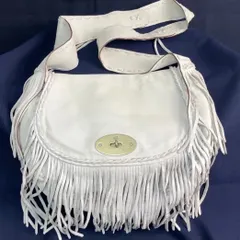 MULBERRY/マルベリー、フリンジレザークロスボディ.ショルダーバッグ、ナチュラルホワイトのサムネイル