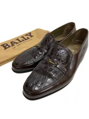 BALLY/バリー/クロコダイルローファー/サイズ7¹/₂E/ダークブラウン/メンズ/FG0174のサムネイル