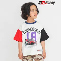 【2026春夏新作】 キッズ 半袖 Tシャツ 男の子 女の子 トヨタ Tシャツ 親子 お揃い 半袖Tシャツ プリントT TOYOTA GR コラボ 子ども服 子供服 ブラック ホワイト ブリーズ BREEZE 130cm J307206のサムネイル