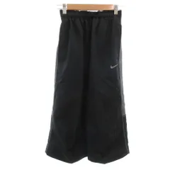 ナイキ NIKE パンツ L グレー 黒 ブラック ひざ丈 ウエストゴム サイドライン /MLのサムネイル
