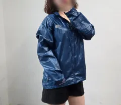 フリップ THE NORTH FACE ザノースフェイス メタリック ブルー 超軽量 ウィンドブレーカー ジャケットのサムネイル