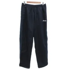 フィラ FILA パンツ XL 紺 ネイビー 無地 ゴムウエスト ロゴプリント /ML ■ECF004のサムネイル