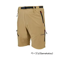 （26年5月新商品） がまかつ サマードライショートパンツ GM-3822 ベージュ（がまかつ） 3Lサイズのサムネイル