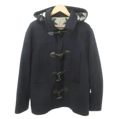 ソフネット SOPHNET. ダッフルコート SOPH-156077  ウール混 無地 厚手 Sサイズ 紺 ネイビーのサムネイル