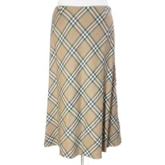 BURBERRY LONDON ノバチェック ロング フレアスカート - メルカリ