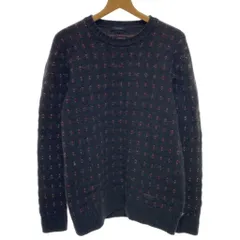 【中古】　BURBERRY LONDON　セーター　長袖　ニット　トップス　クルーネック　水玉　古着　/1585のサムネイル