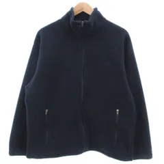 ザノースフェイス THE NORTH FACE ボアフリースジャケット ポーラテック L  ジップアップ スタンドカラー 紺 ネイビー /KB ■ECG004のサムネイル