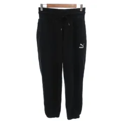 プーマ PUMA 美品 スウェットパンツ M 黒 ブラック ドローストリングウエスト リブ裾 無地 /IL ■ECF004のサムネイル