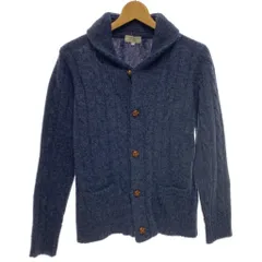 【中古】　B:MING LIFE STORE by BEAMS　カーディガンセーター　長袖　ニットアウター　ショールカラー　ケーブル編み　古着　/1585のサムネイル