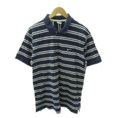 00s NIKE ボーダーポロシャツ archive y2k テック 短丈 - メルカリ
