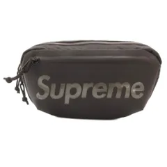 シュプリーム SUPREME 21SS waist bag ウエストバッグ コーデュラナイロン リップストップ ロゴ 黒 ブラック /JS ■GY18