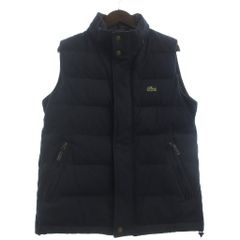LACOSTE ダウンベスト ブラック FR48 US S - メルカリ