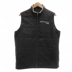 マンシングウェア MUNSINGWEAR ベスト LL 黒 ブラック 袖なし スタンドカラー キルティング /SC ■ECF003のサムネイル