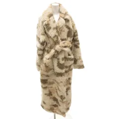 アグ UGG Alesandra Faux Fur Coat Nov アレサンドラ フォー ファー コート ビッグシルエット 総柄 ロング S/M ベージュ /FFのサムネイル