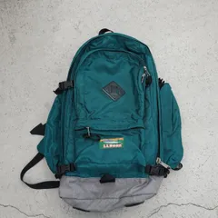 名作 80S 90S L.L.Bean LLBEAN エルエルビーン バックパック リュックサック バッグ 鞄  カタディンロゴ ビンテージ 青緑系 3417Q★4のサムネイル
